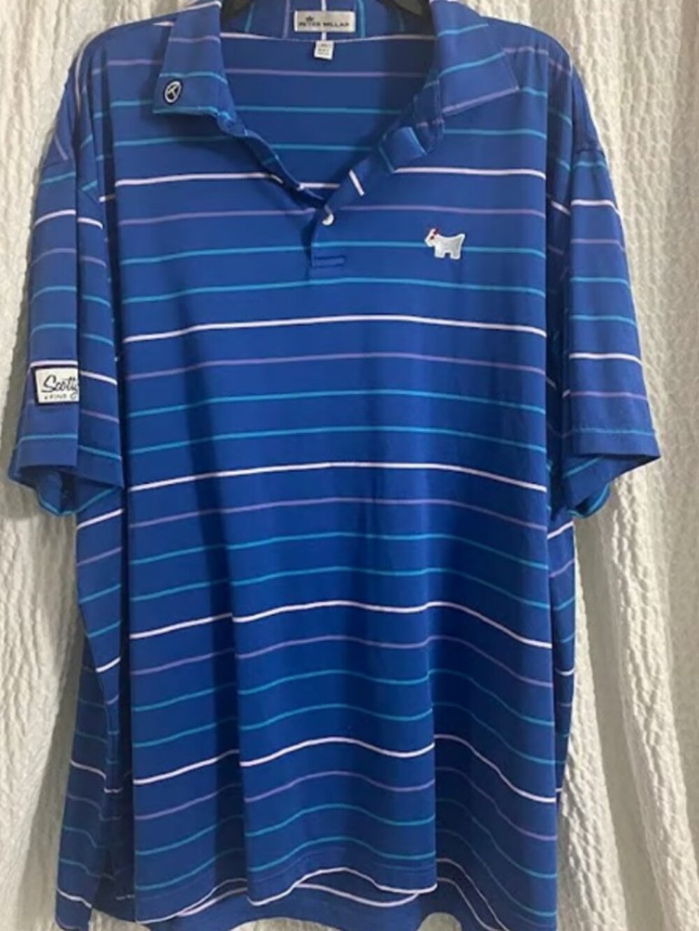 Scotty Cameron by Peter Millar Circle T Tour Scottie Dog Polo Shirt Sz XL